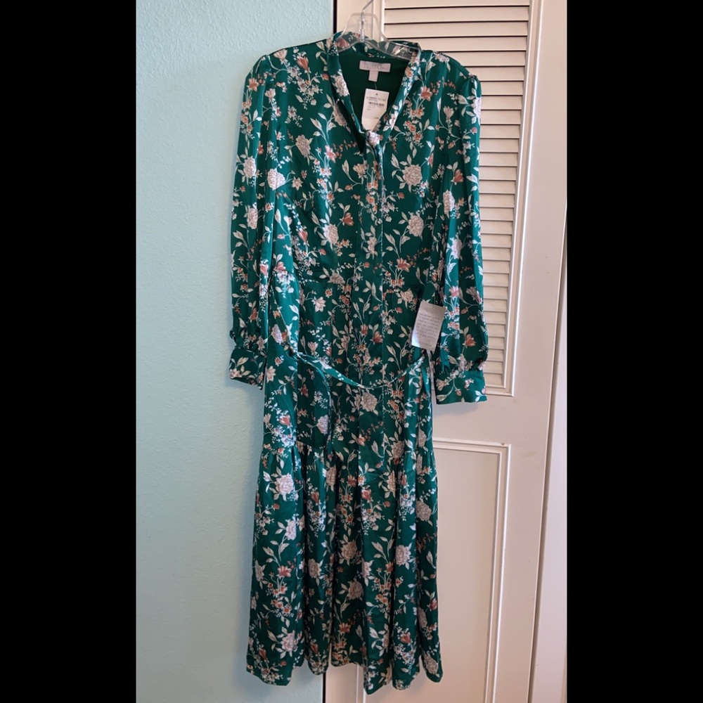 Chelsea 28 belted green dress